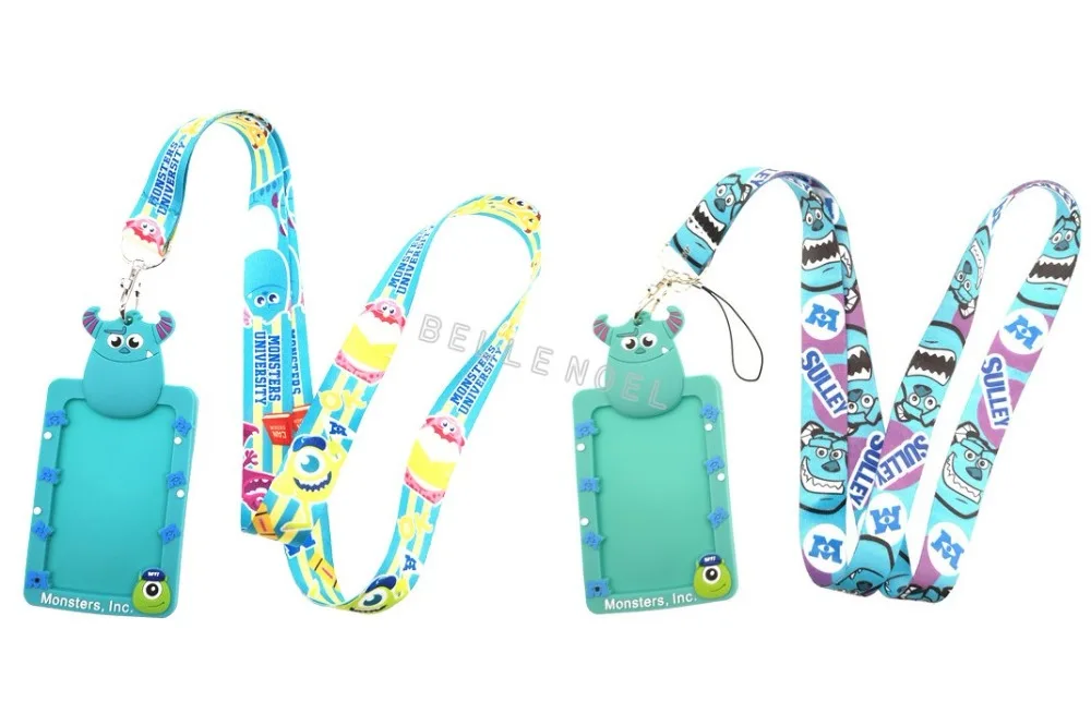 

1 Pcs Cartoon Monster university Neck Straps ,Bus subway Lanyards ID Card,women Key chain kids party gifts