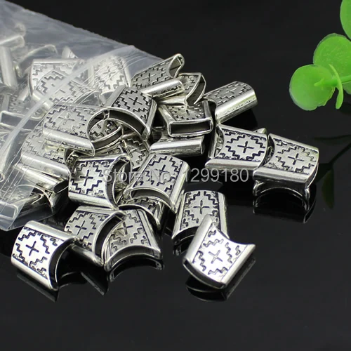 

50pcs Antique Silver Slider Beads Bracelet Beads DIY-Accessory (K00123)