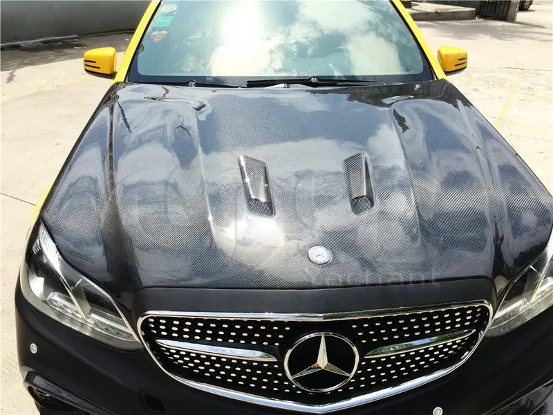 2013-2015 Mercedes Benz W212 Black Series Style Hood Bonnet CF (23)