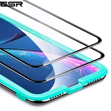ESR 2 шт./лот экран протектор для iPhone X XS XR XS Max 3D полный охват легко установить прозрачное премиальное закаленное стекло плёнки