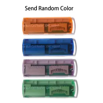 

1Pc USB 2.0 All in 1 Memory Stick Multi-Card Reader SD SDHC MS SD TF Random Color New