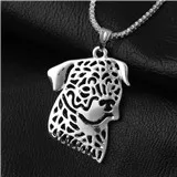 85-22x27mm,Rottweiler pendant Necklace