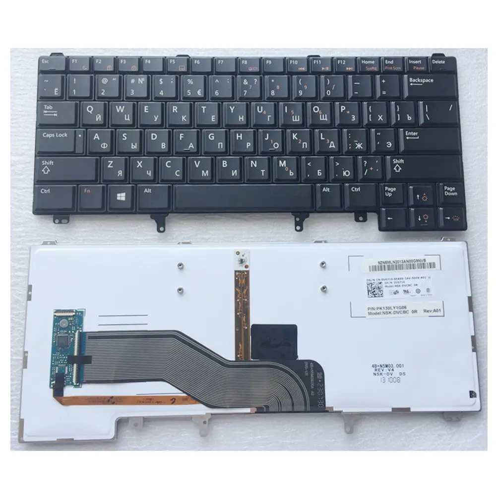 Russian NEW For DELL E6420 E5420 E5430 E6220 E6320 E6330 E6420 E6430 RU with Backlight Laptop Keyboard Russian NEW For DELL E6420 E5420 E5430 E6220 E6320 E6330 E6420 E6430 RU with Backlight Laptop Keyboard