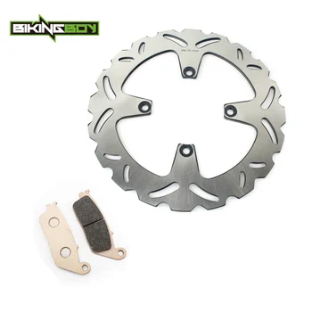 

BIKINGBOY Rear Brake Disc Rotor Disk Pads for Honda VFR750F 1994 1995 1996 1997 VFR 750 F Motorcycle 256mm Replacement Stainless