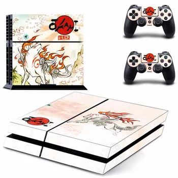 

OKAMI HD PS4 Skin Sticker Decal For Sony PlayStation 4 Console and 2 Controllers PS4 Skins Sticker Vinyl