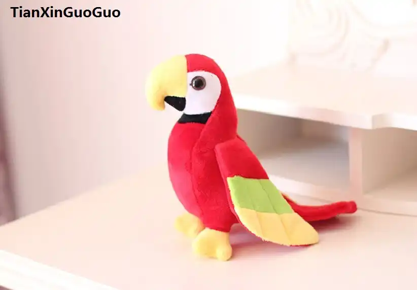 parrot soft toy