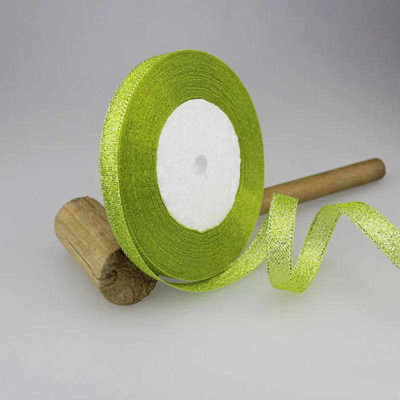 

6mm Wide 25 Yards Long Home Decoration Party Wedding Silk Satin Ribbon Gift Wrapping Material DIY New Year Christmas Gift