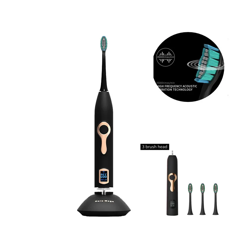 

IPX7 Whitening Toothbrush Intelligent LCD Sonic Electric Toothbrush Maglev Induction Third Gear Adjustment Intelligent brush