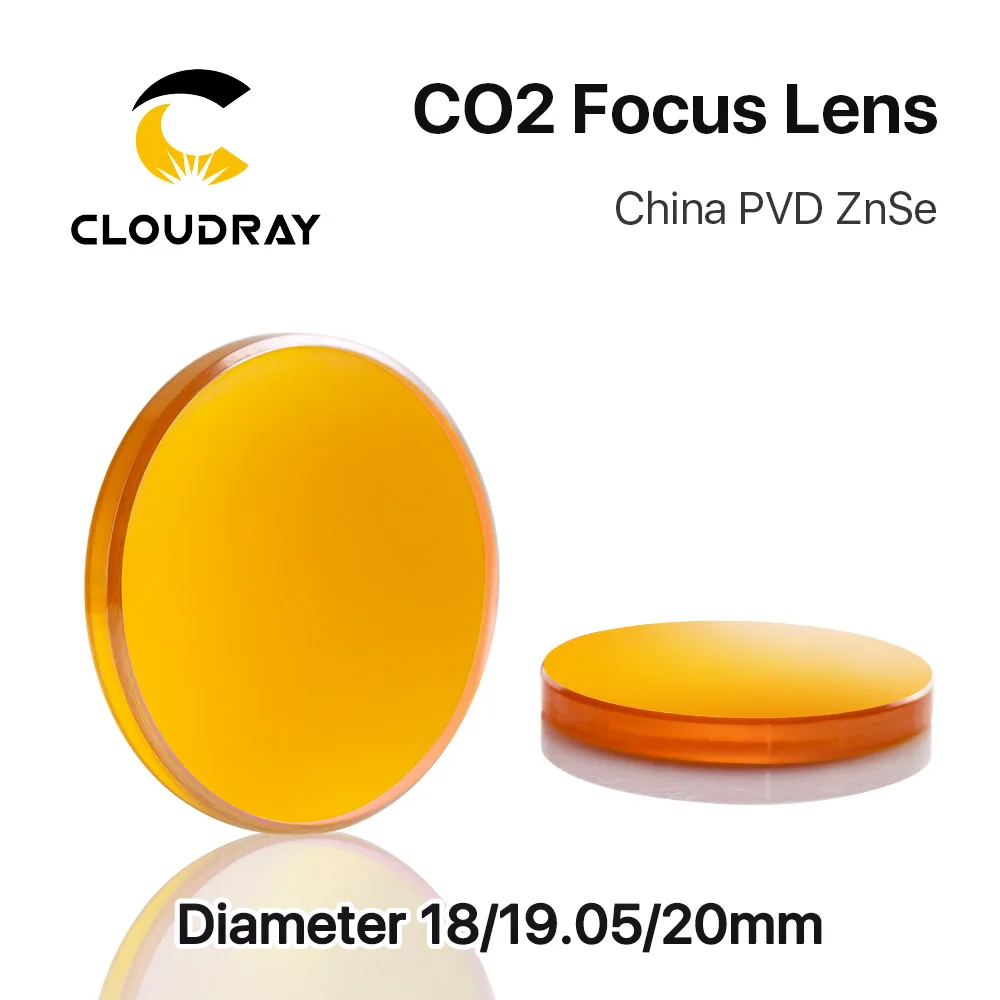 China ZnSe Focus Lens CO2 Laser Engraving Cutter  DIa. 18mm FL 50.8mm 2"