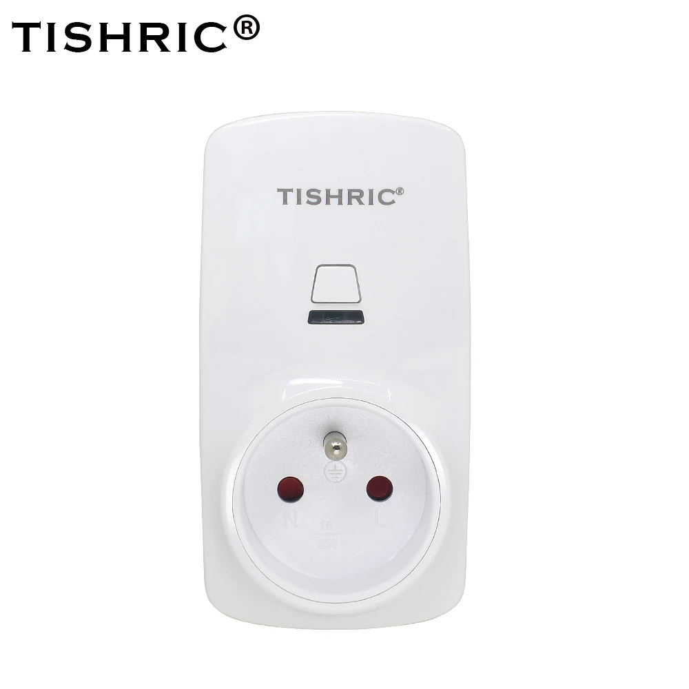 Tishric T30 10A WiFi умная розетка AU/FR/EU/UK/US Беспроводная штепсельная розетка основной умный переключатель поддержка Alexa Google IFTTT - Комплект: FR plug