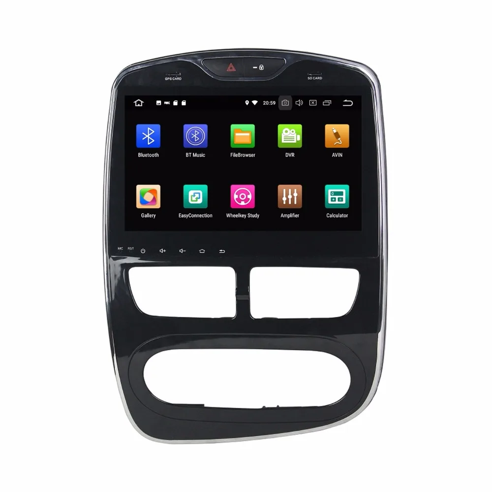 Best 4GB RAM 10.1" Android 9.0 Car Radio Audio DVD GPS for Renault Clio 2014 2015 2016 2017 Bluetooth 4.2 WIFI Mirror-link USB DVR 2