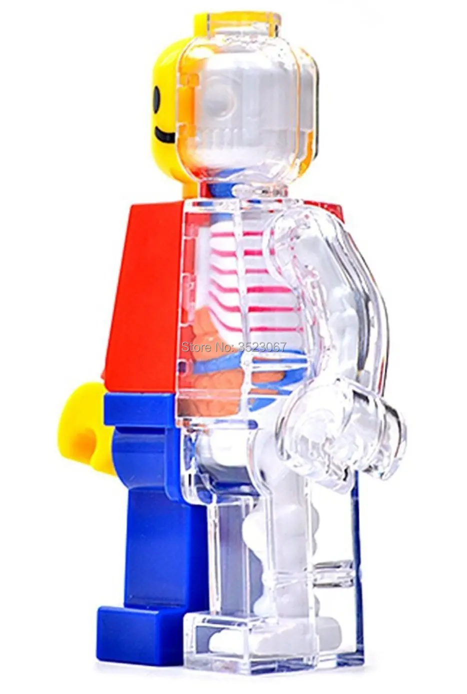 

4D master vision Brick Man funny ANATOMY MODEL medical Jason Freeny skeleton anatomical model Science Educational Toys classic