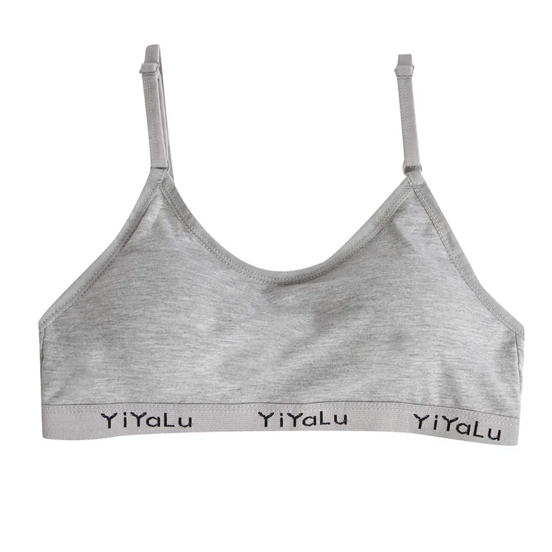 teen bra Kids Girls Underwear Bra Vest Underclothes Thin Belt Letter Undies Clothes #4j11 (1)