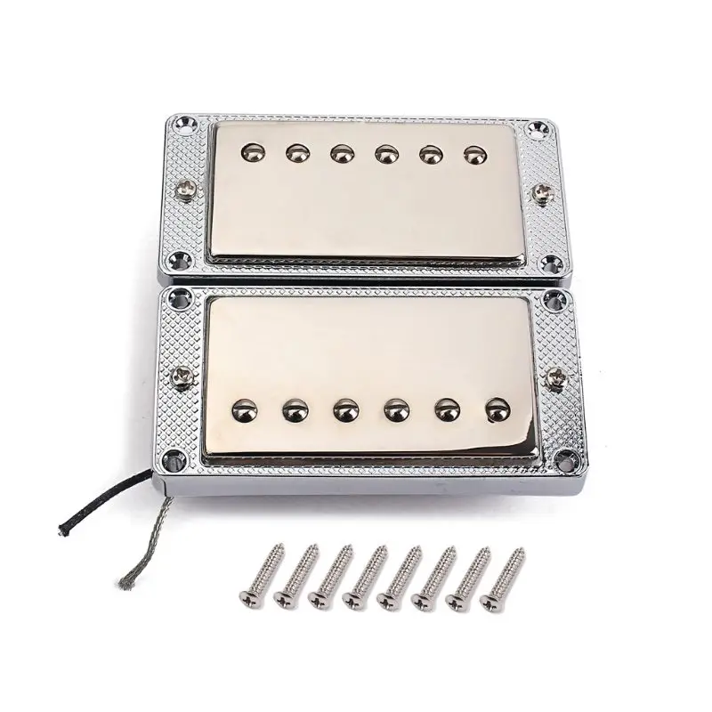 

2019 2pcs/set Guitar Humbucker Pickup Dual Coil for LP Electric Guitar with Mounting Screws