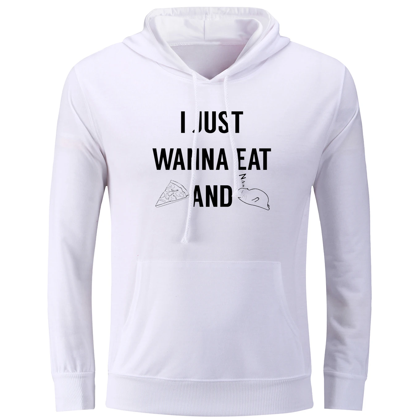 Женская толстовка с надписью I Just want Eat и Love Bro|pullover sweatshirt|sweatshirts for girlshoodies women |
