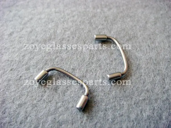 

titanium flexible bridge replacement memory metal nose bridge broken replacement for eyeglass repair parts classic TB-383