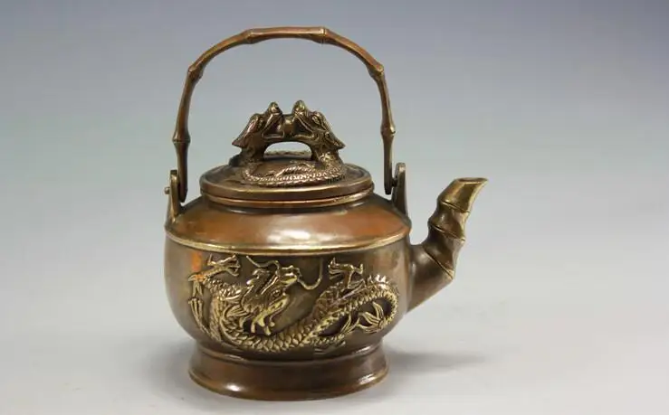 

copper tea kettle ornaments crafts old gifts