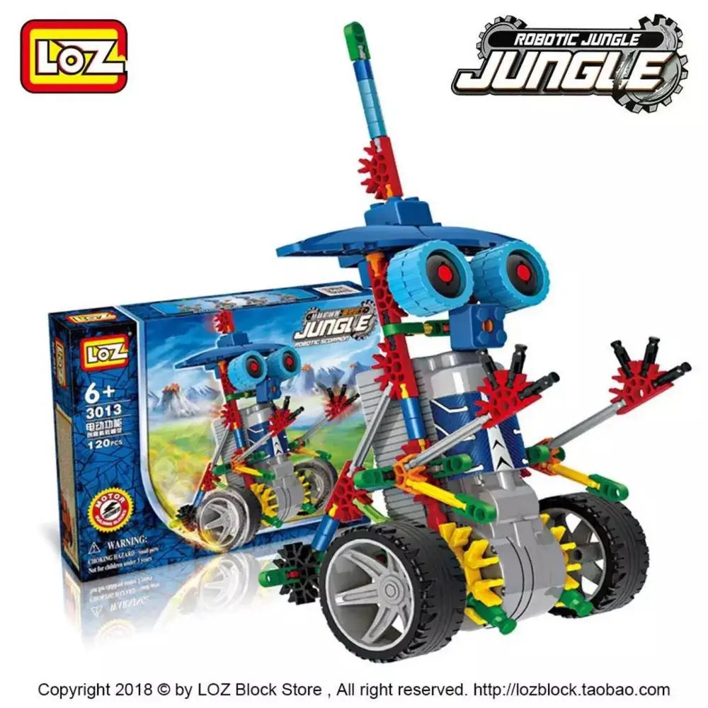 LOZ Электрический Роботизированные Игрушки двигатель здания Конструкторы