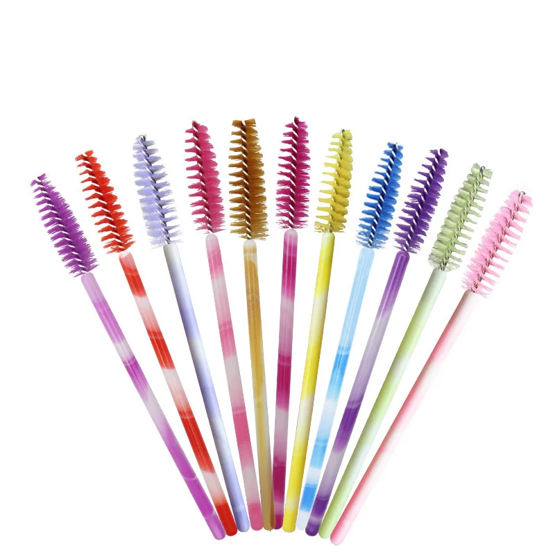 

1000pcs/pack Colorful Eyelash Brushes Mascara Wands Eyelash Extension Disposable Eye Lashes Brush Eyebrow Mini Brush Makeup Tool