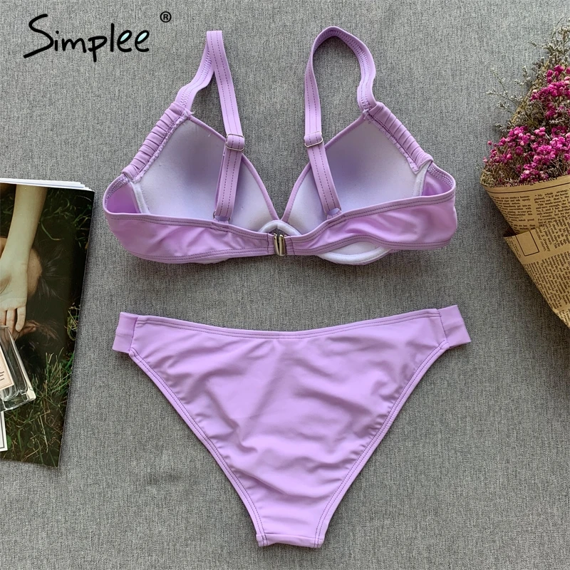 Simplee Sexy push up two-piece lingerie set women intimates Solid underwear set summer beach bra set Vocation wear open lingerie Simplee Sexy push up two-piece lingerie set women intimates Solid underwear set summer beach bra set Vocation wear open lingerie