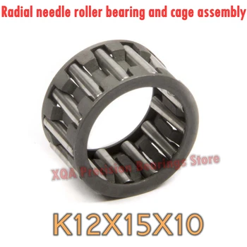 

10PCS/LOT K121510 Radial needle roller bearing and cage assembly 12*15*10 mm K12X15X10 39241/12