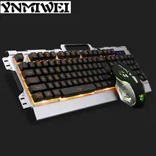 Wired USB Backlight Mechanical font b Gaming b font Keyboard font b Mice b font Game
