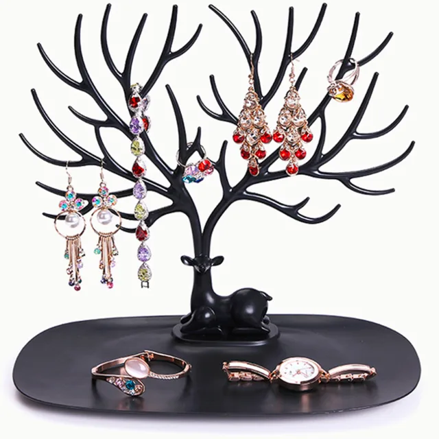 2017 New Display Organizer Holder Show Rack Jewelry Necklace Ring 2017 New Display Organizer Holder Show Rack Jewelry Necklace Ring Earring Tree Stand Drop Shipping