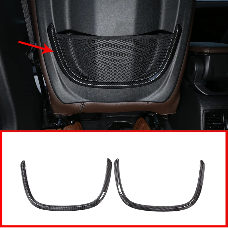

For BMW X1 F48 16-19 Carbon Fiber ABS Chrome Rear Back Net Frame Cover Trims For BMW 2 Series 218i f45 f46 For BMW X2 F47 2018