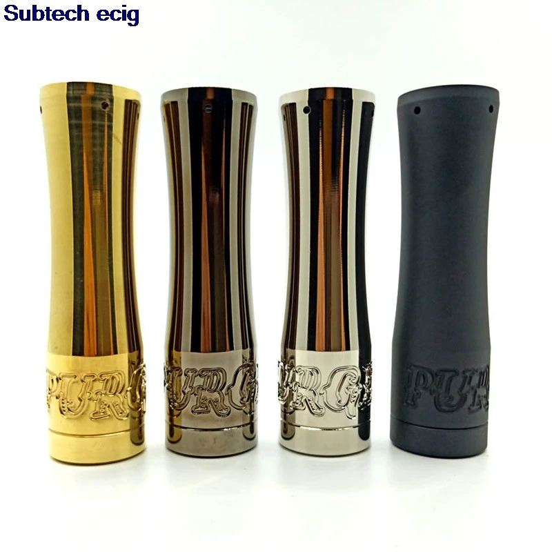 

Newest The Swerve Mod by Purg Mods 28mm diemeter 510 thread for 21700 20700 18650 battery vs slam piece Pharaoh mech vape mod