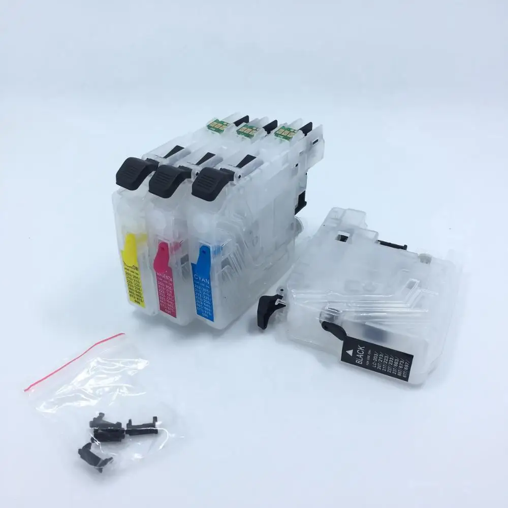 YOTAT Refillable LC 201 ink cartridge LC201 for Brother MFC-J460DW MFC-J480DW MFC-J485DW MFC-J680DW MFC-J880DW MFC-J885DW (USA) YOTAT Refillable LC 201 ink cartridge LC201 for Brother MFC-J460DW MFC-J480DW MFC-J485DW MFC-J680DW MFC-J880DW MFC-J885DW (USA)