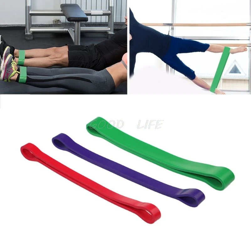 Фитнес эластичная лента для ног тренировочные полосы сопротивления тренажерный зал латексный эспандер