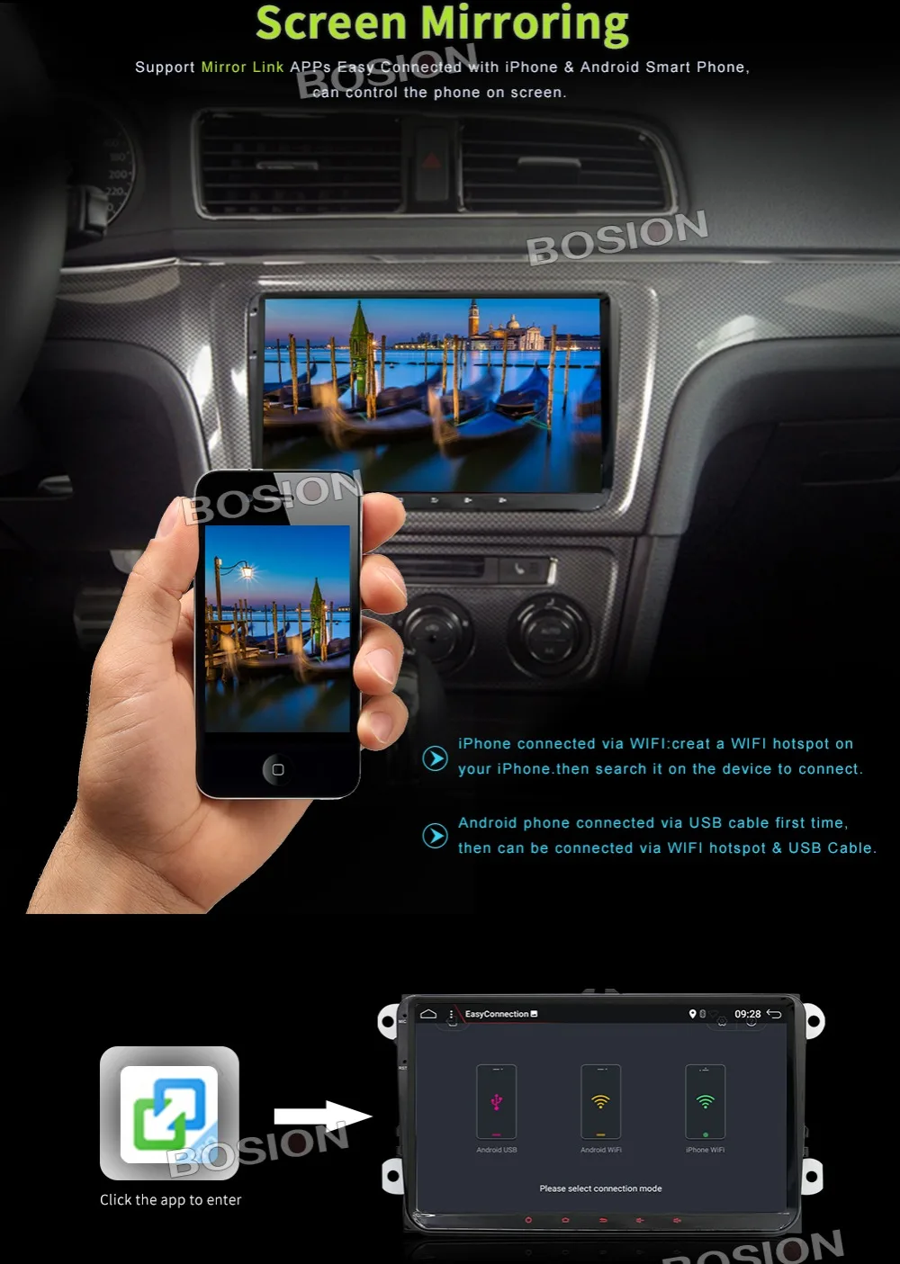 Sale 2 DIN Android 7.1 9 inch Car GPS Navigation without DVD For Volkswagen Golf B6 B5 B7 Passat Polo Car Stereo Radio GPS multimedia 13