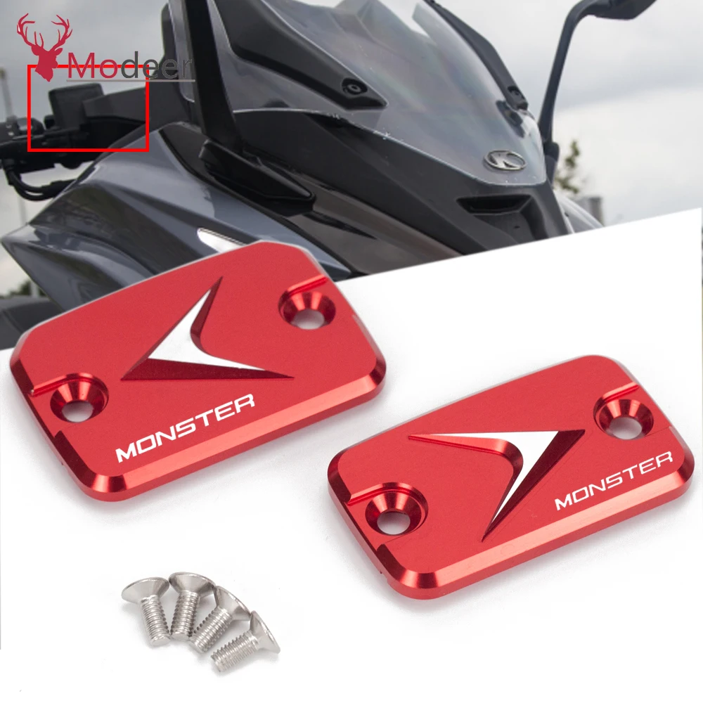 

For DUCATI Monster 695 696 796 Monster Hypermotard Motorcycle Accessorie Brake lever Cover Front Brake Fluid Reservoir Cover Cap