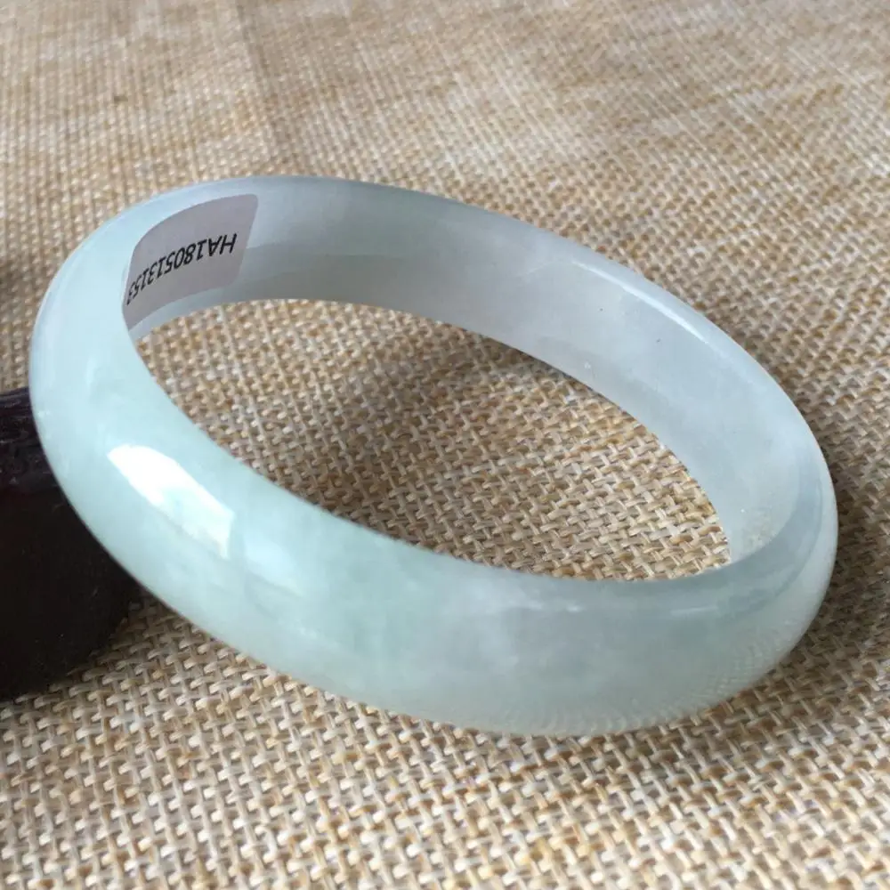 

57*51mm Certified (Grade A)100% Natural Lavender stoneite Bracelet Bangle 13153