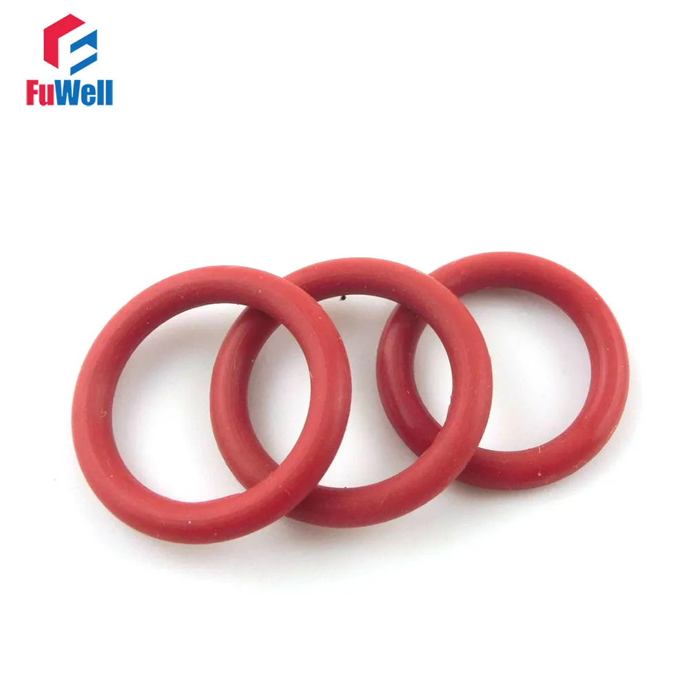50 шт. резиновые уплотнительные кольца толщина 2 4 мм|rubber o-ring|sealing gasketsrubber o-ring seals |
