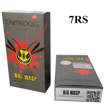 

BIGWASP Free Shipping Gray Disposable Needle Cartridge 7 Round Shaders (1207RS) 20Pcs/Box