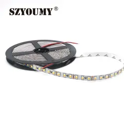 Szyoumy SMD 2835 120 светодиодный/м 5 м 600 Светодиодная лента постоянного тока 12 В гибкая светодиодная лента цвет белый/теплый