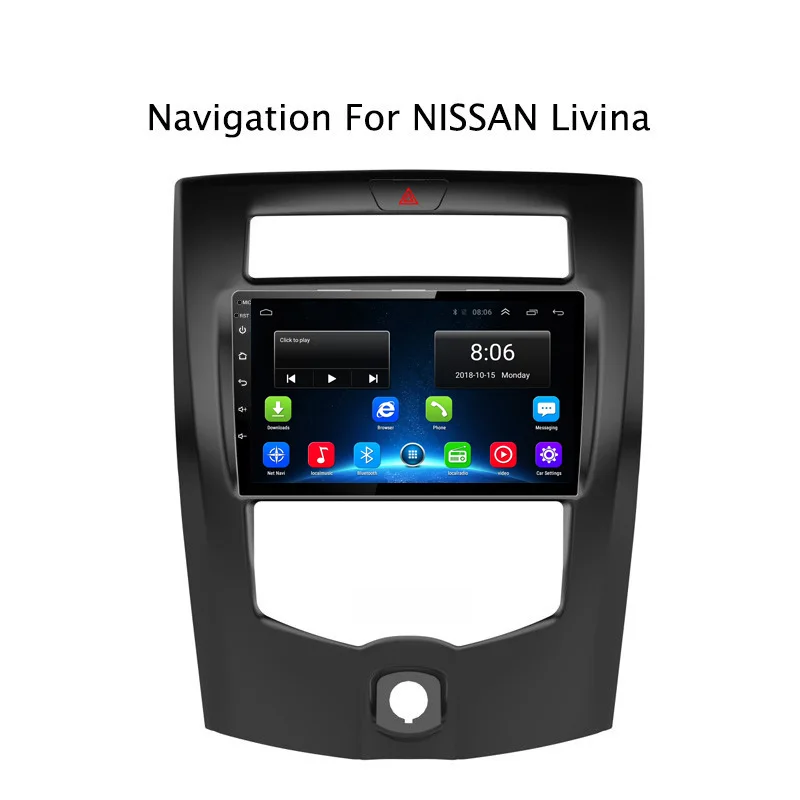 Sale 9" 2G RAM 32G ROM Car DVD GPS Navigation For Nissan Livina 2007 2008-2015 with Radio Head Unit,support 4G LTE 1