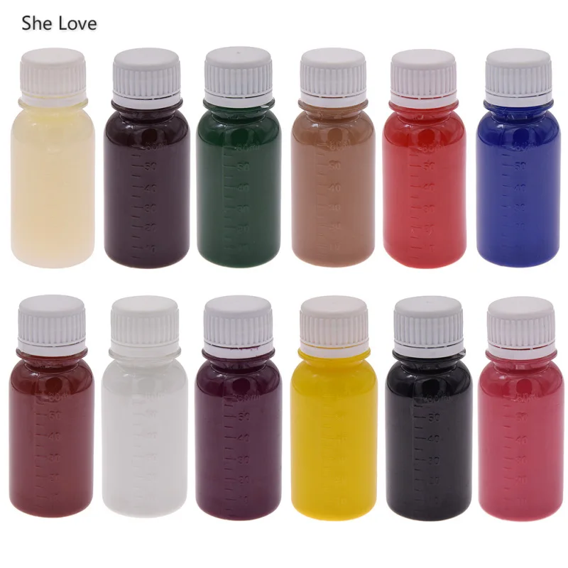 

She Love 60ml High-gloss Leather Border Oil DIY Craft Manual Leather Edge Sealing Tools