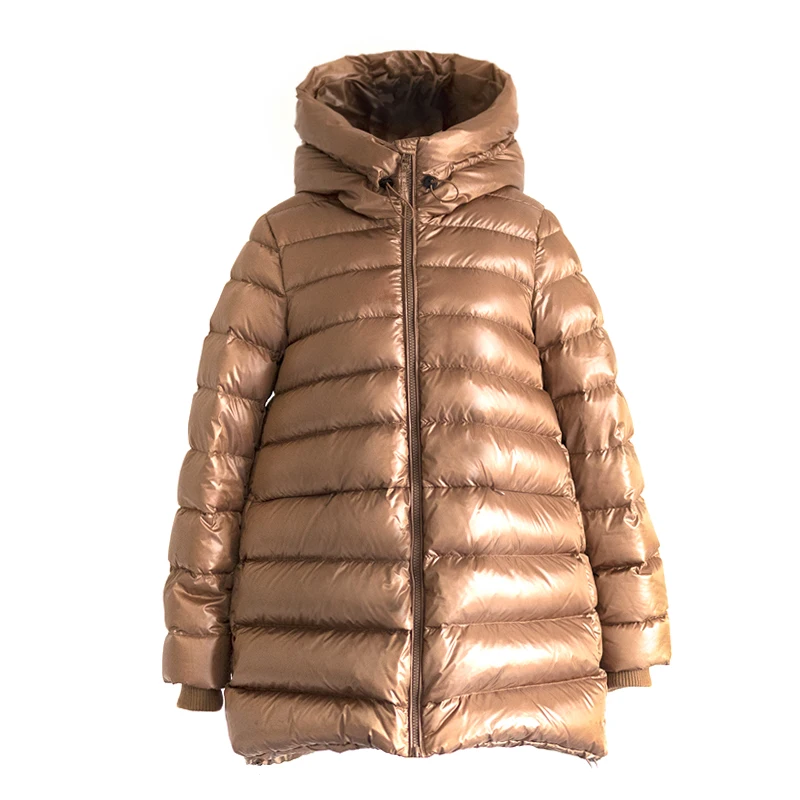 

Winter Women Down Jacket Girl Loose Down Cloak Winter Girl's Down Coat Thickening female Medium-long Winter Jackets Outerwear