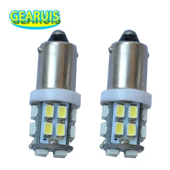 

100pcs Car BA9S LED 20 SMD 3020 1206 20SMD Car Light Source T4W Map Indicator License Plate Light Dome Lamp door Bulb White 12V