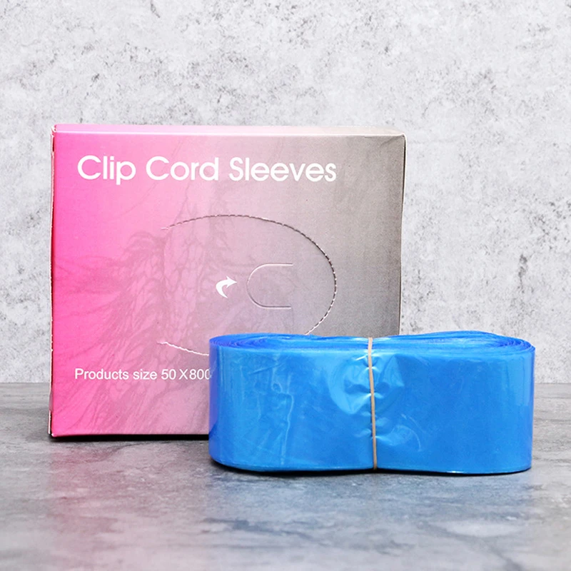 

Lowest Price Disposable 125 pcs Tattoo Clip Cord Sleeves Bag Blue Clip Cord Cover Bags Clean Barrier Supply For Tattoo Clip Cord