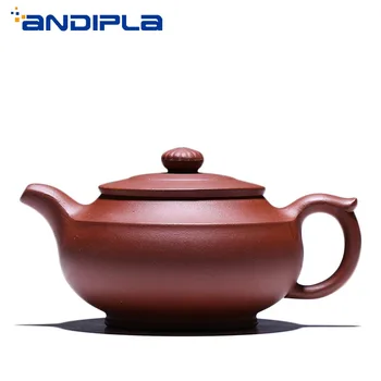 

350cc Authentic Yixing Teapot Ya Yuan Pot Handmade Brew Tea Maker Pot Health Purple Clay Vintage Kung Fu Tea Set Tea Pot Kettle