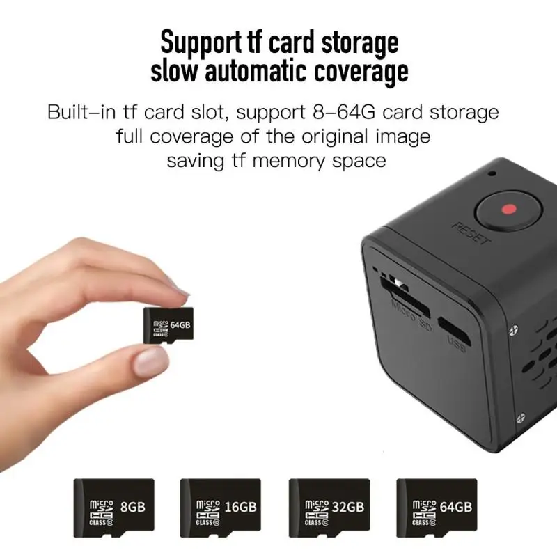 

Mini WiFi camera 1080P HD wireless video recorder small micro cam Motion Detection Night Vision Home Monitor 64G dvr camcorder