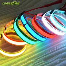 9 цветов 1x100 см EL лента EL полосы холодный светильник для автомобиля, дома, вечерние, дисплей, праздник и модель украшения автомобиля мягкий окружающий светильник