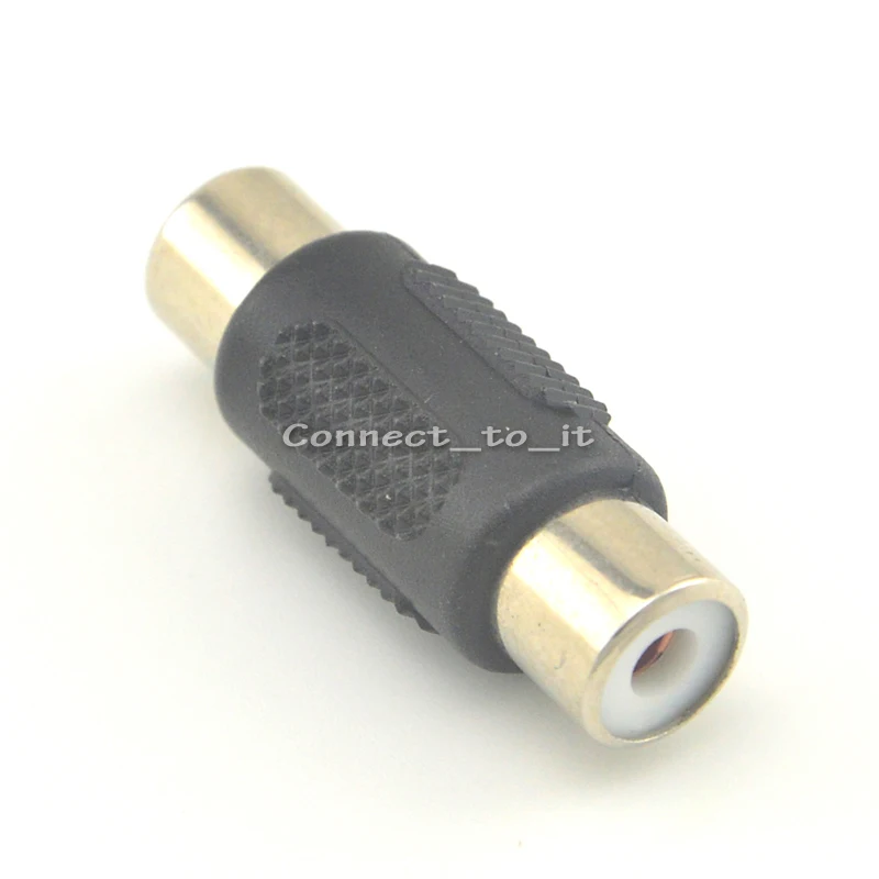 

Free shipping (5pieces\lot) RCA adapter RCA Jack female to RCA Jack female straight connector adapter