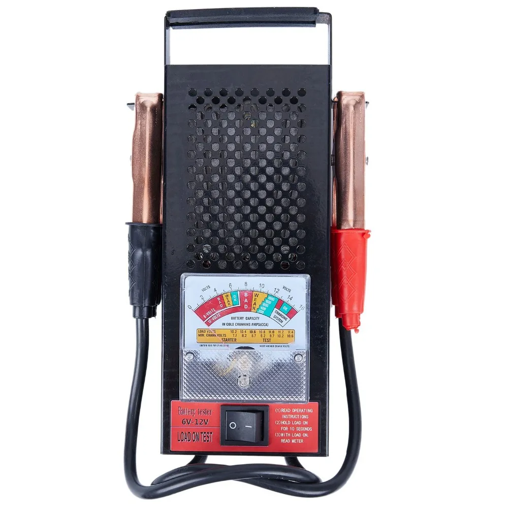 

High Quality Battery Load Tester 100 Amp 12V Car 6V 6 Volt for Schumacher 12 Mechanics Truck Type