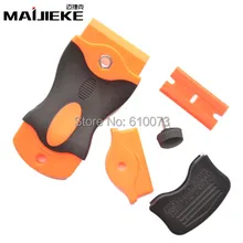 MAIJIEKE пластиковый бритвенный скребок с пластиковыми бритвенными лезвиями для удаления этикеток клей для мобильного экрана клей для удаления инструментов