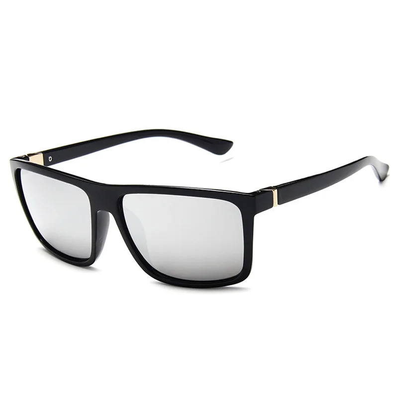 IBOODE Classic Vintage Square Sunglasses Men Women Retro Ray Bann Sun Glasses Driver Driving Shades Coating Big Frame Eyewear