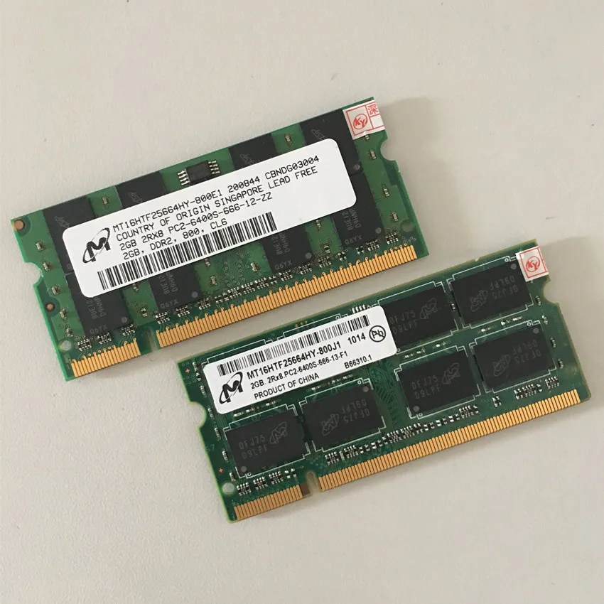 Free Shipping 2GB PC2 6400S DDR2 800 800Mhz DDR2 2gb Laptop Memory 2G ...